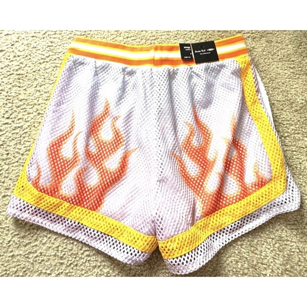 Smoke Rise Women's Flame Mesh Shorts - Medium Curvy Fit NWTs NEW - Picture 3 of 11